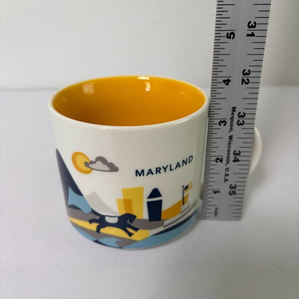 Starbucks Maryland You Are Here Coffee Tea Mug 14 oz Crabs Horse 2015 - Picture 7 of 9